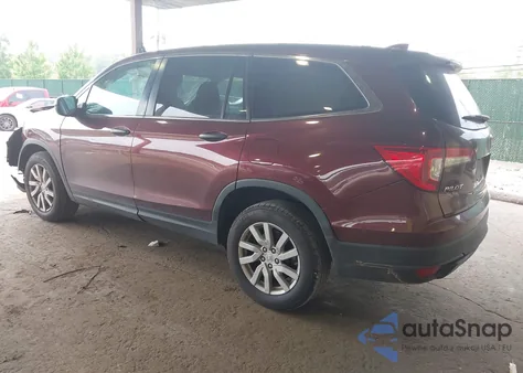 2019 Honda Pilot Lx из США, поврежденный, VIN 5FNYF6H12KB053692